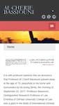 Mobile Screenshot of mcherifbassiouni.com